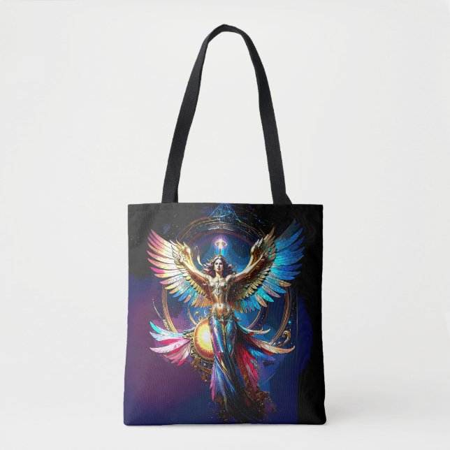 Bolso De Tela Winged Angel of Liberty Fantasy Art (Anverso)