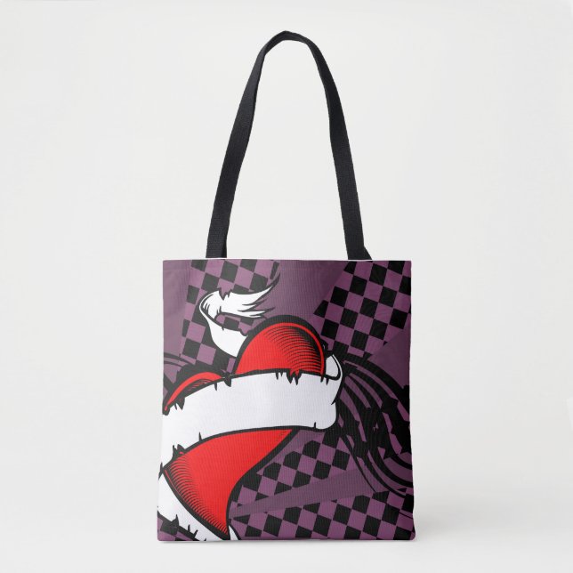 Bolso De Tela winged fashion heart (Anverso)