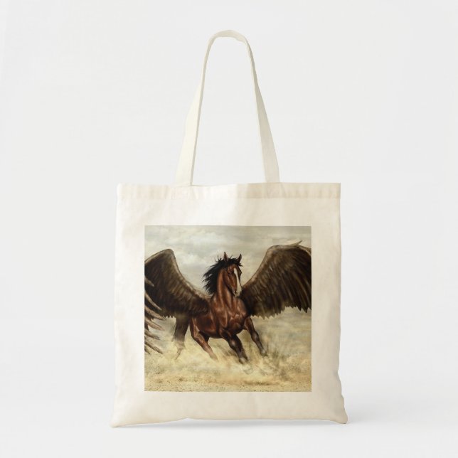 Bolso De Tela Winged Pegasus (Frente)