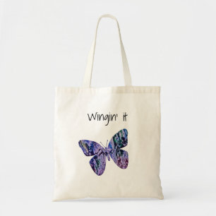 Bolso De Tela Wingin, mariposa de Lavendar