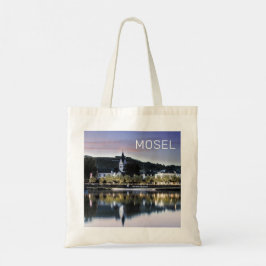 Bolso De Tela Winningen Moselle Sunset Panorama Alemania Vintage