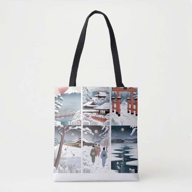 Bolso De Tela Winter in Japan Shirt (Anverso)