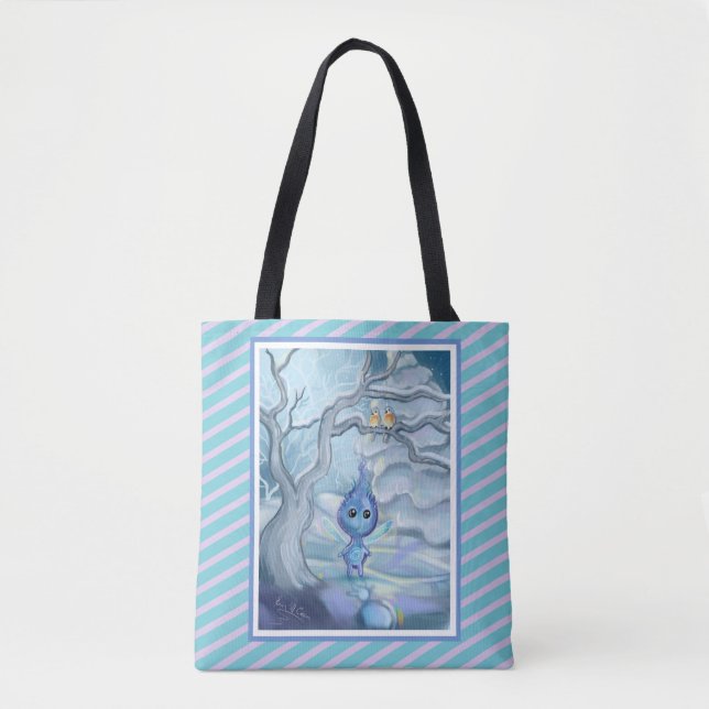 Bolso De Tela Winter Magic (Anverso)