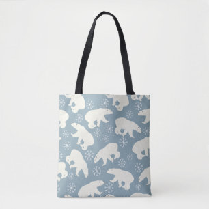 Bolso De Tela Winter Polar Bears sin fisuras + tus ideas
