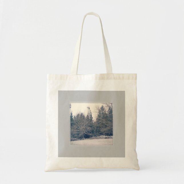 Bolso De Tela Winter White (Frente)