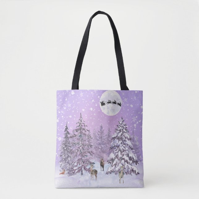 Bolso De Tela winter wonderland (Anverso)