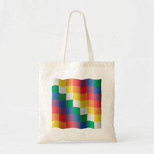 Bolso De Tela Wiphala flag of the Aymara people.