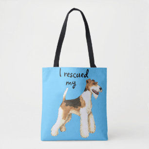 Bolso De Tela Wire Fox Terrier Rescue