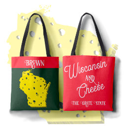 Bolso De Tela Wisconsin y Queso El Estado Grate