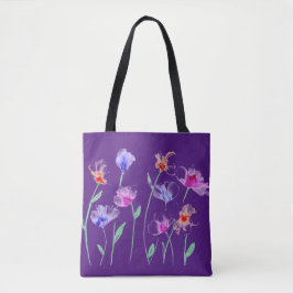 Bolso De Tela Wispy Flowers