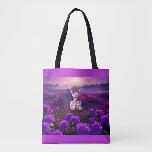Bolso De Tela Wisteria Gal (Anverso)