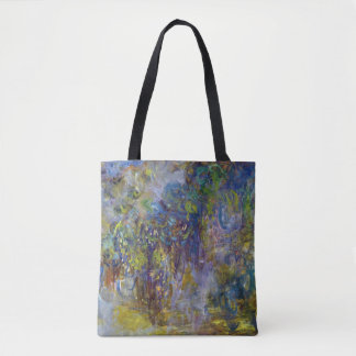 Bolso De Tela Wisteria (mitad derecha) por Claude Monet