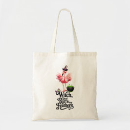Bolso De Tela Witch Don’t Ruffle My Feathers Flamingo Halloween
