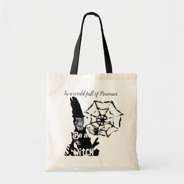 Bolso De Tela Witch Halloween (Frente)