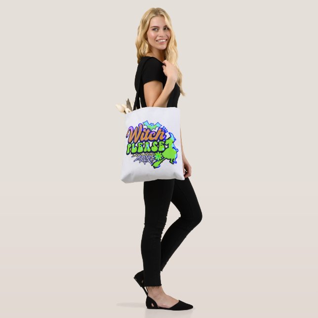 Bolso De Tela WITCH POR FAVOR Halloween divertido (Puesto)