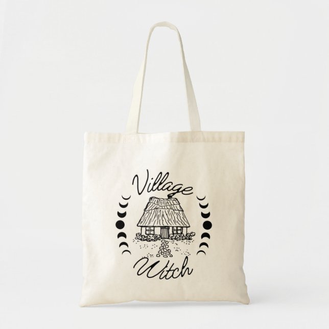 Bolso De Tela Witch Village (Frente)