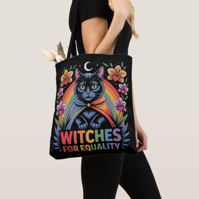 Bolso De Tela Witches For Equality Feminist (Detalle)