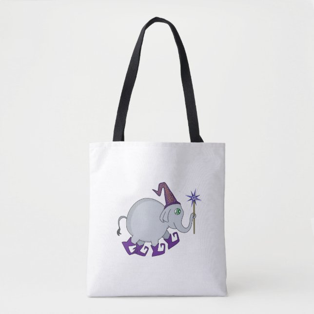 Bolso De Tela Wizard Elephant (Anverso)