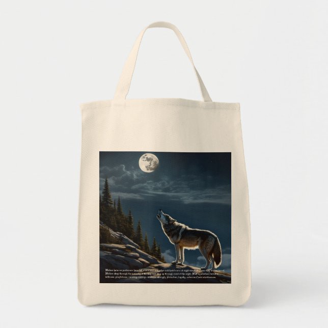 Bolso De Tela Wolf (Frente)