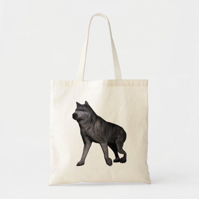 Bolso De Tela Wolf (Frente)