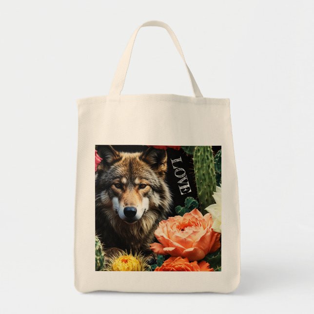 Bolso De Tela Wolf23: (Frente)