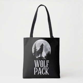 Bolso De Tela Wolf Pack