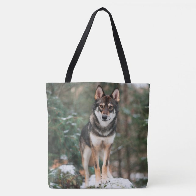 Bolso De Tela Wolfdog Tote Bag (Anverso)