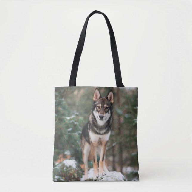Bolso De Tela Wolfdog Tote Bag (Anverso)