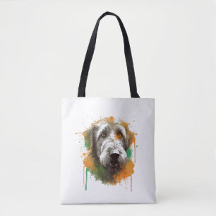 Bolso De Tela Wolfhound irlandés