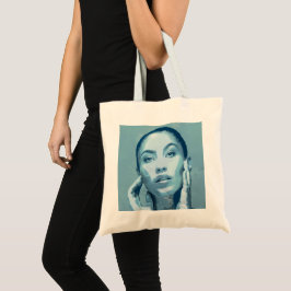 Bolso De Tela "Woman in Blue"