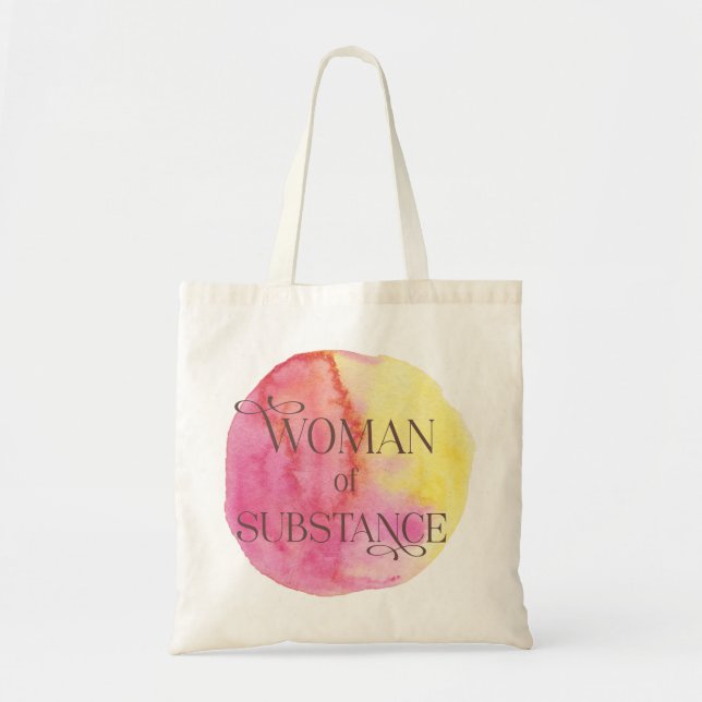 Bolso De Tela Woman of Substance Tote Bag (Frente)