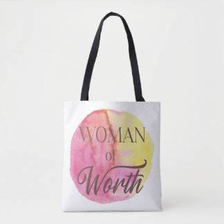 Bolso De Tela Woman of Worth Tote Bag