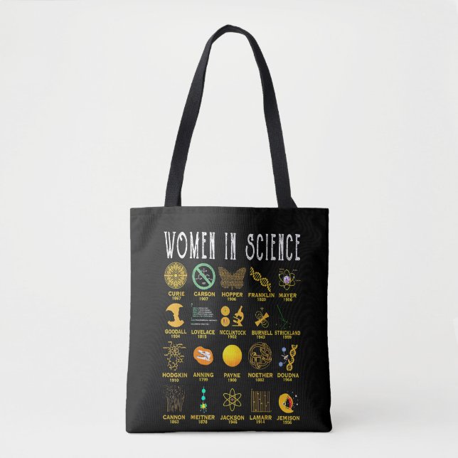Bolso De Tela Women In Science (Anverso)