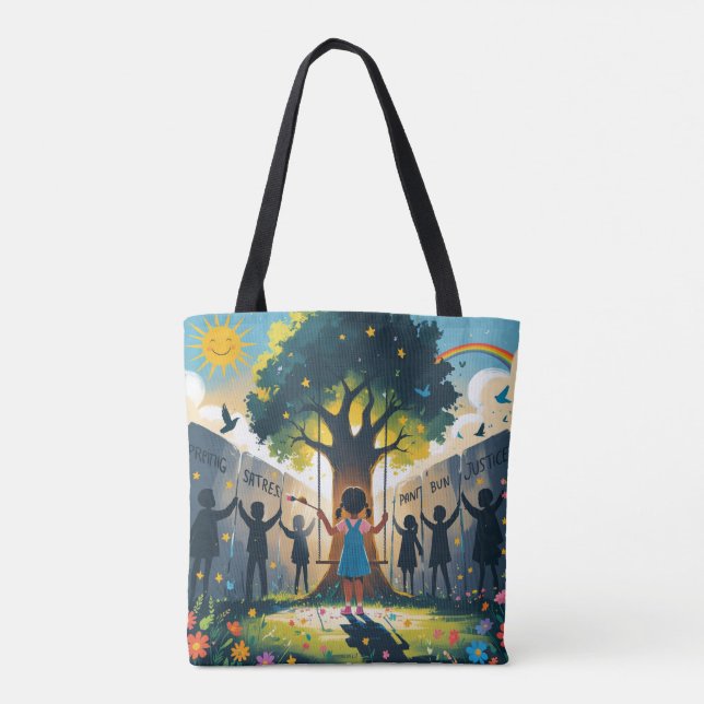Bolso De Tela women llegging covered kids dreams (Reverso)