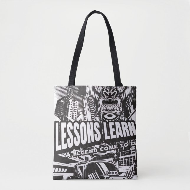 BOLSO DE TELA WOMEN'S LEGENDARY GORILLA LESSONS LEARN TOTE BAG  (Anverso)