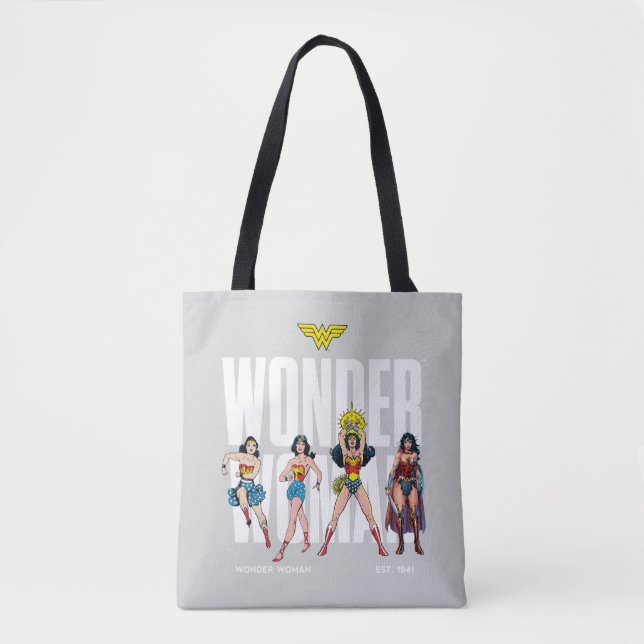Bolso De Tela Wonder Woman Legends Forever Graphic (Anverso)