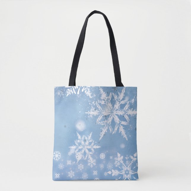 Bolso De Tela Wonderful Christmas Snow (Anverso)