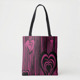 BOLSO DE TELA WOOD GRAIN HEART