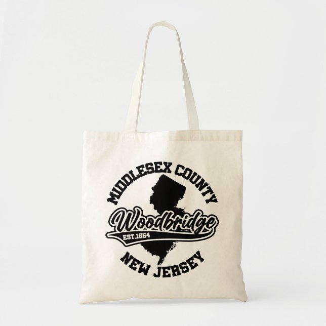 Bolso De Tela Woodbridge, Nueva Jersey (Frente)