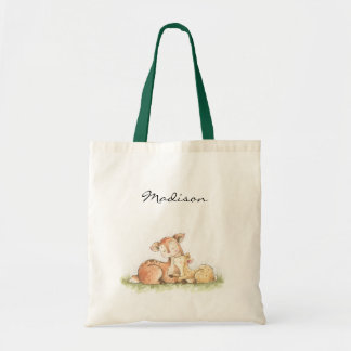 Bolso De Tela Woodland animal deer