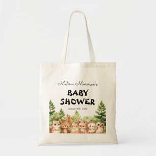 Bolso De Tela Woodland Baby Boy Shower Gift