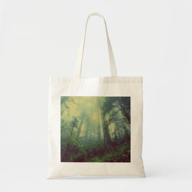 Bolso De Tela Woodland desde abajo (Frente)