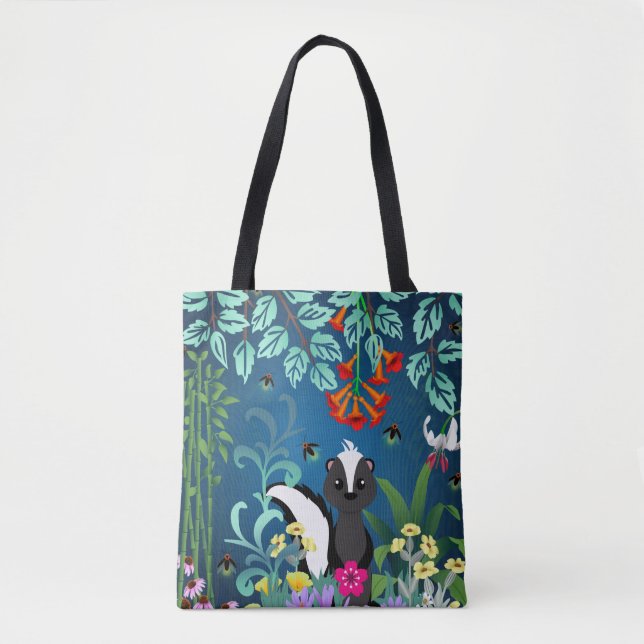 Bolso De Tela Woodland Skunk (Anverso)