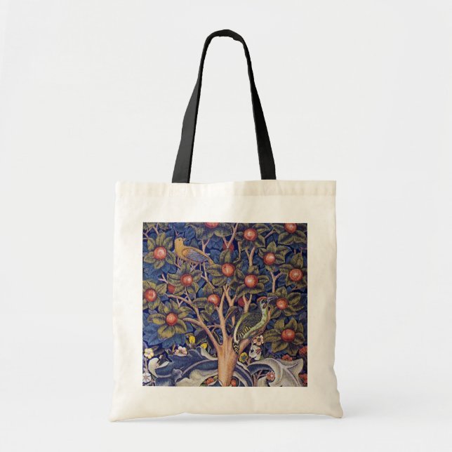 Bolso De Tela Woodpecker, William Morris (Frente)