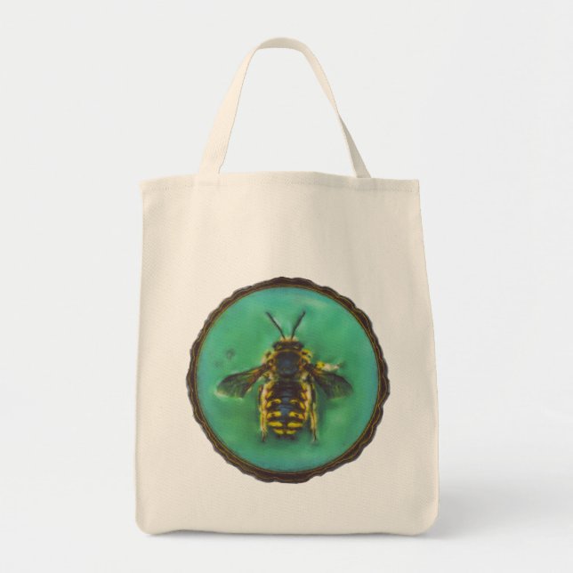 Bolso De Tela Wool Carder Bee (Frente)