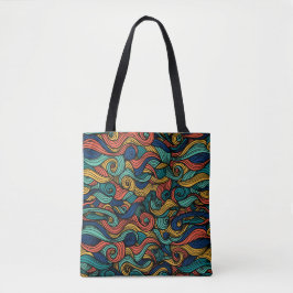 Bolso De Tela Wool Topped paisley