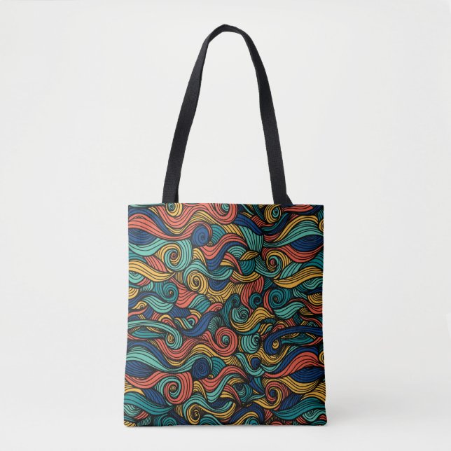 Bolso De Tela Wool Topped paisley (Anverso)