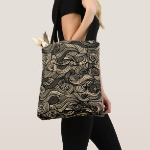 Bolso De Tela Wool Topped paisley