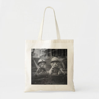 Bolso De Tela working cats-3-BW