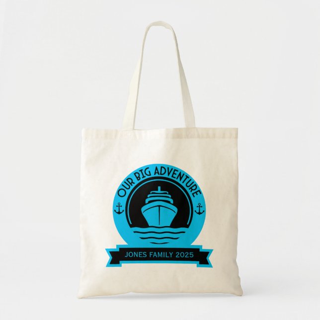 Bolso De Tela World Cruise (Frente)